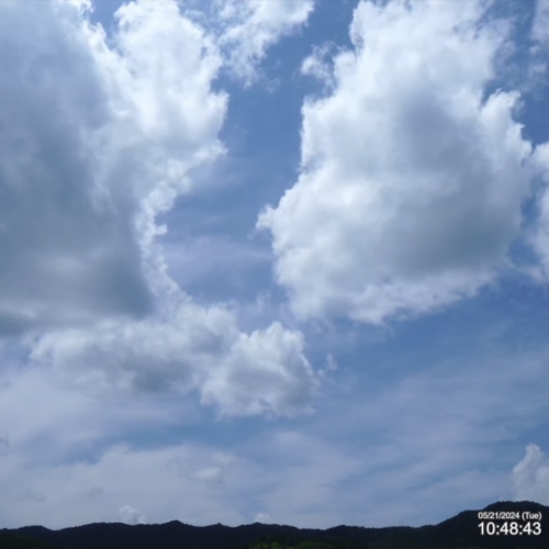 今日の空